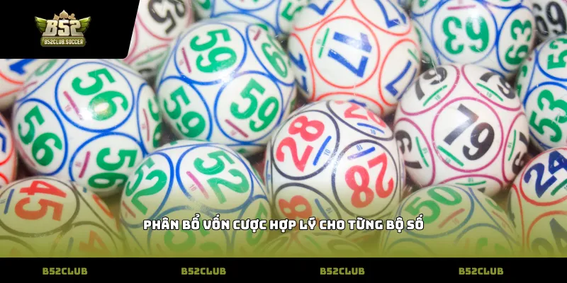 Phân bổ vốn cược hợp lý cho từng bộ số